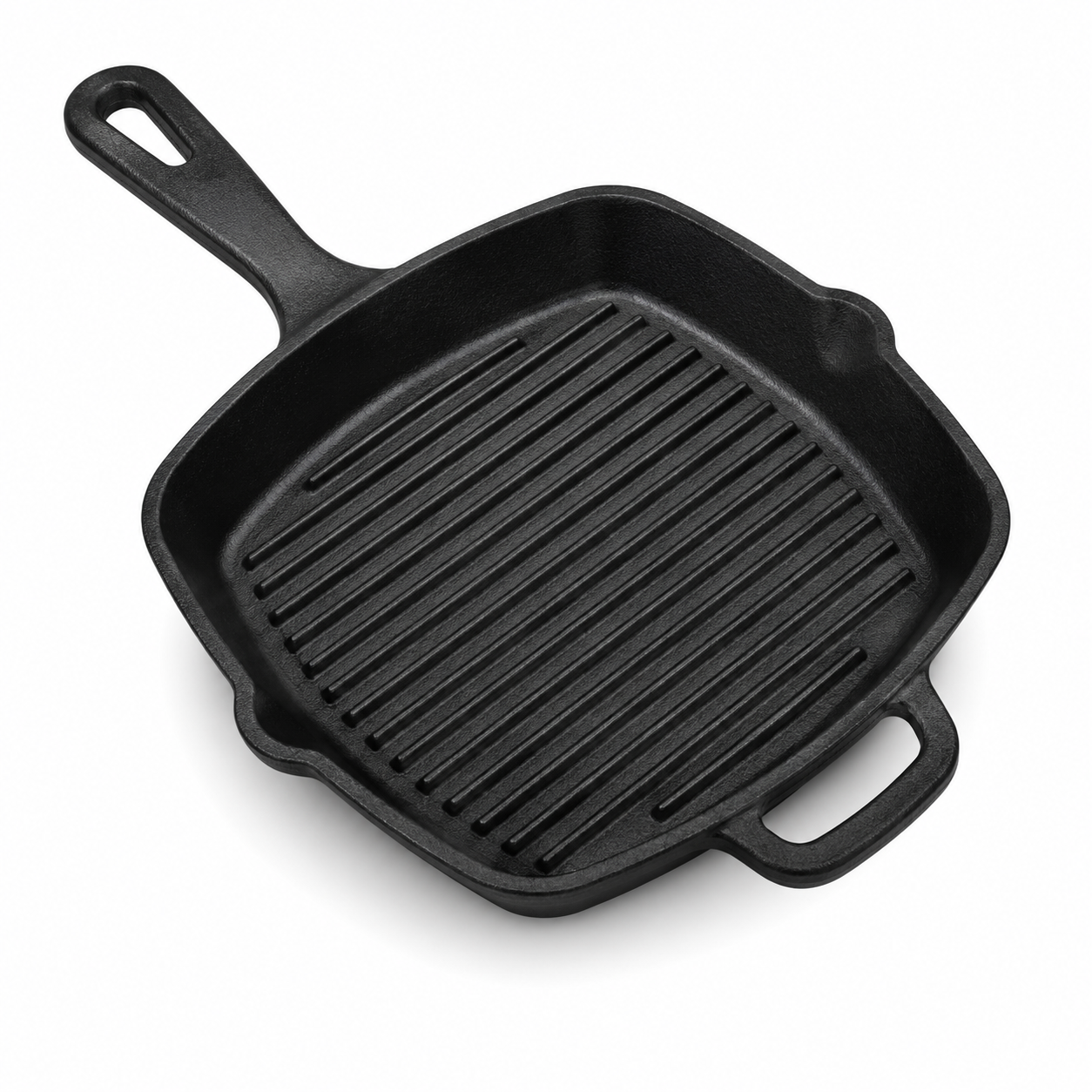 Cast Iron Square Ribbed Grilling Pan