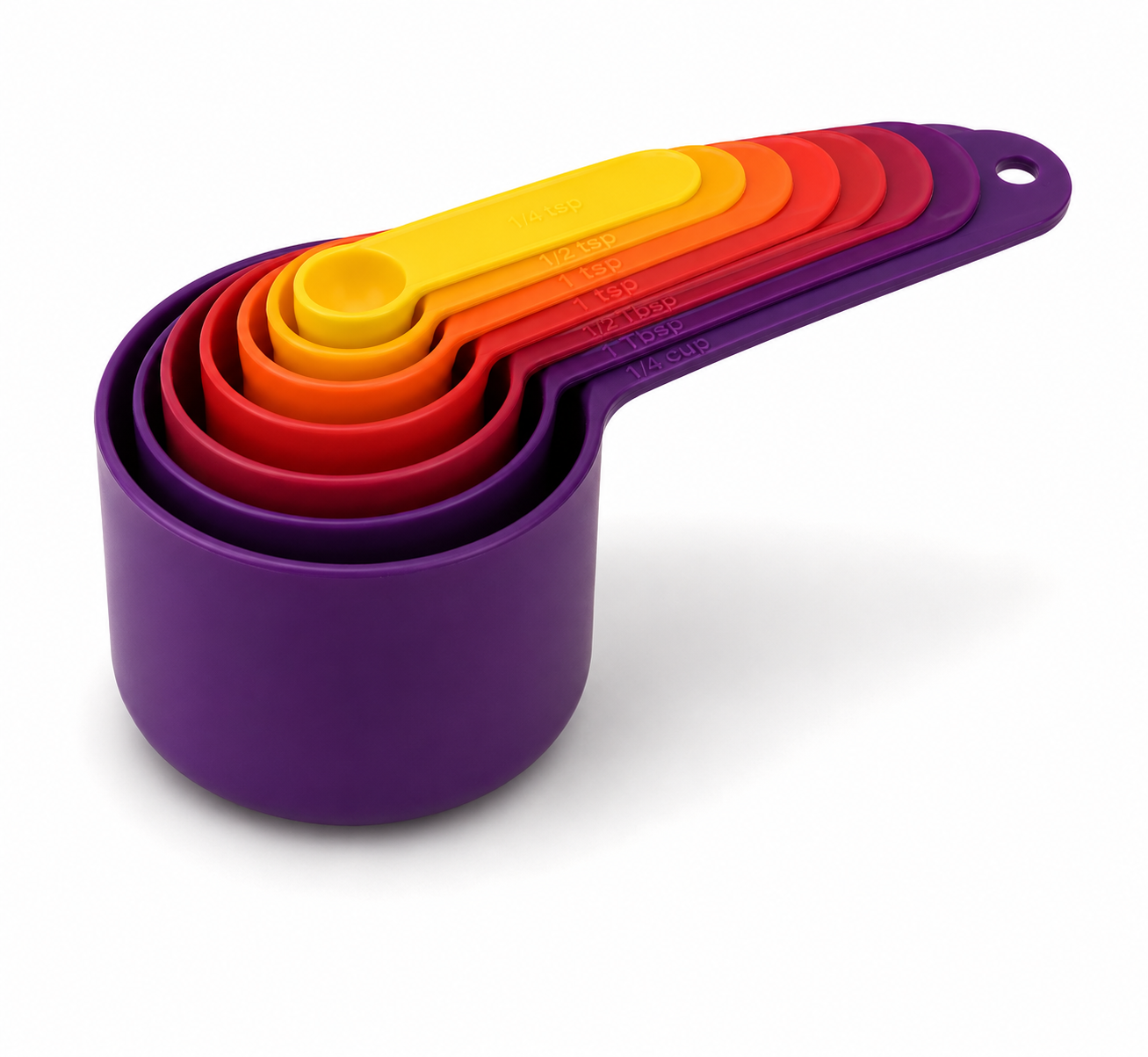 Measuring Cups & Spoons Set (Plastic)