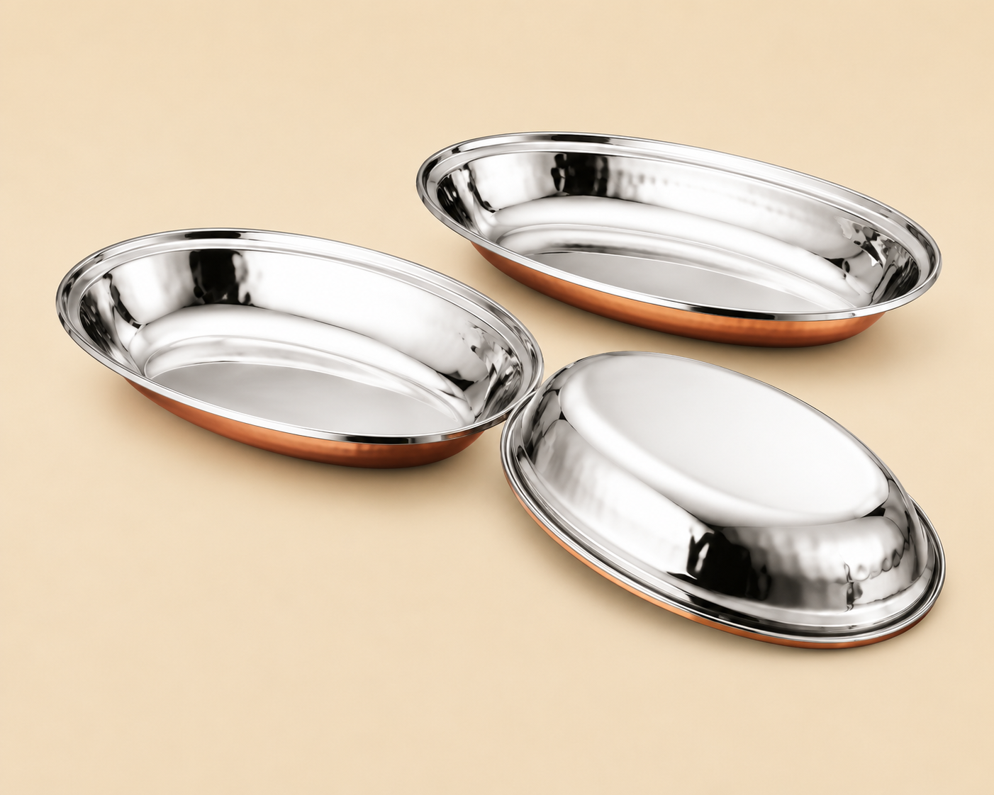 Oval Entree Dish (Hammered)