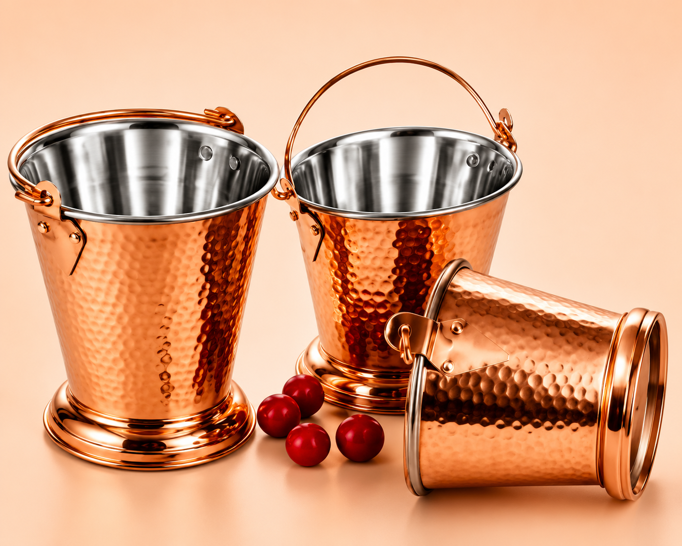 Serving Bucket (Copper Hammered)