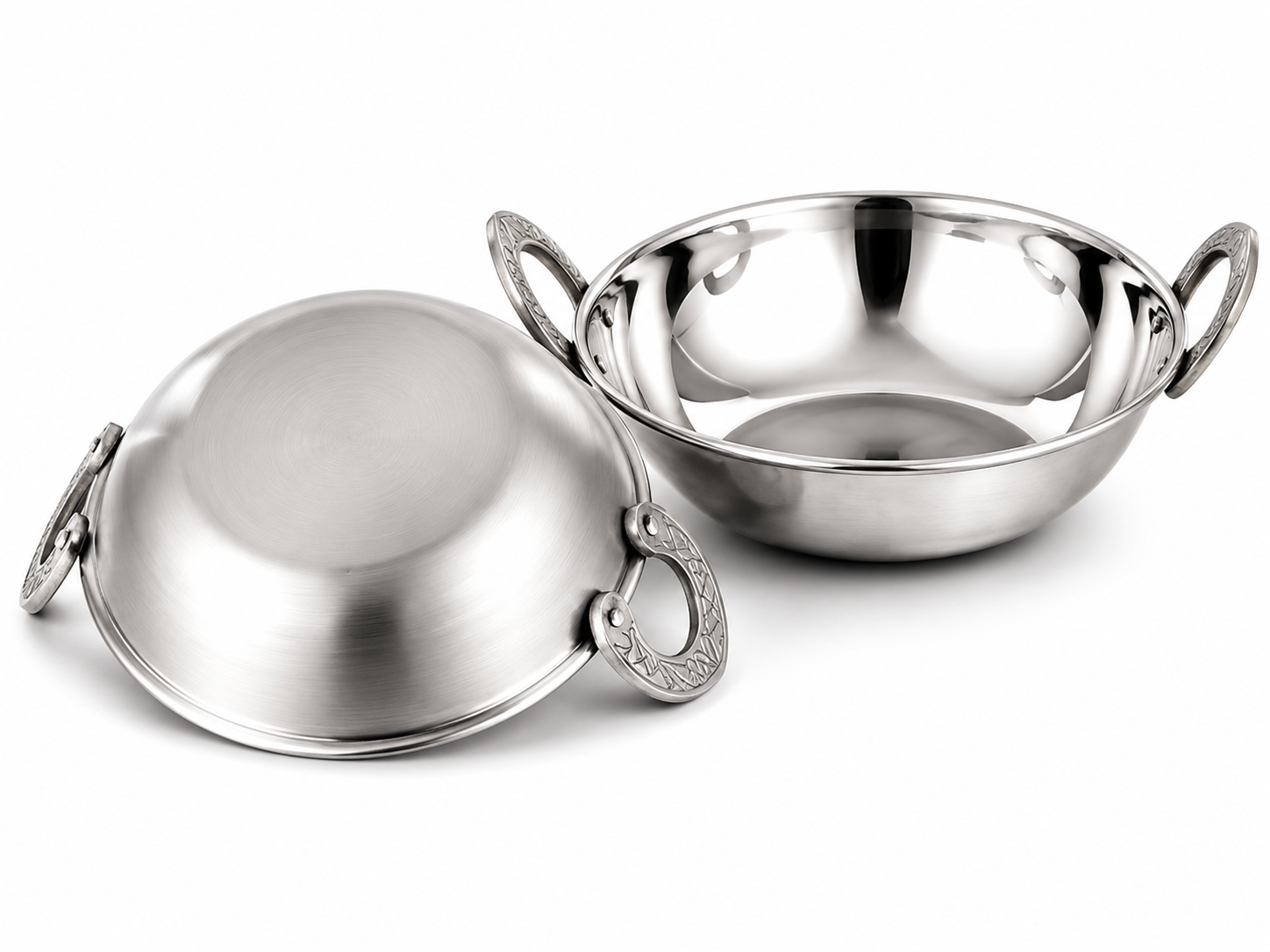 Serving Kadhai (Plain Stainless Steel)