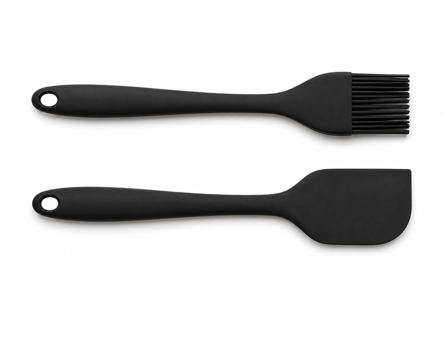 Silicone Brush & Spatula Set (Black)