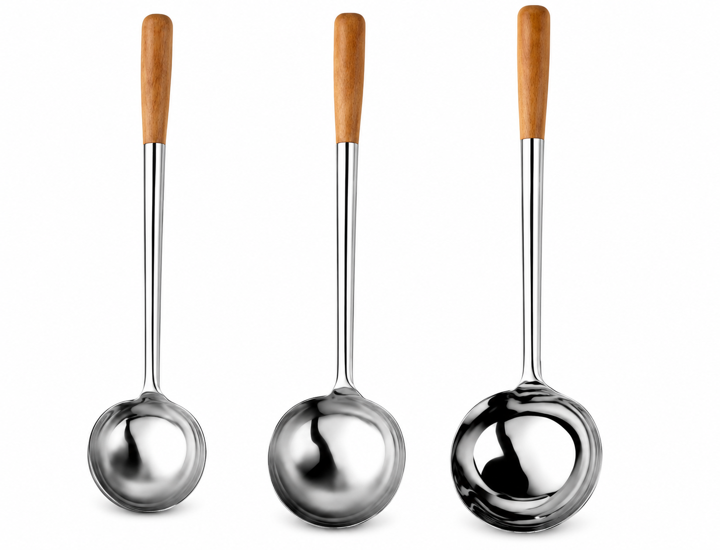 Wooden Handle Ladle